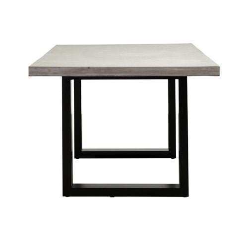 Apollo Black 2100 Polished Concrete Dining Table