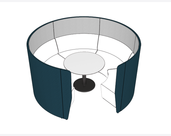 Motion Arc 5 Walls 1400 - Meeting & Collaboration Spaces - pimp-my-office-au