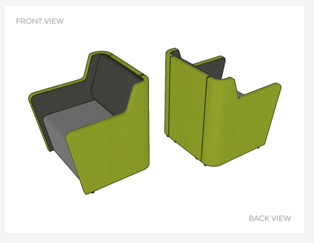 Motion Fin 1 - Seating & Ottomans - pimp-my-office-au