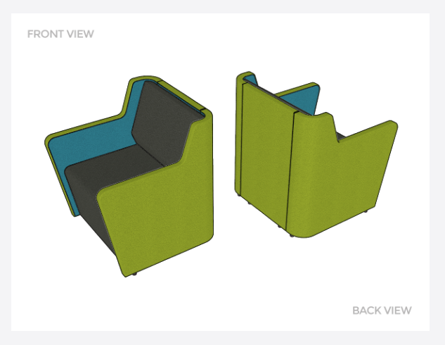 Motion Fin 1 - Seating & Ottomans - pimp-my-office-au