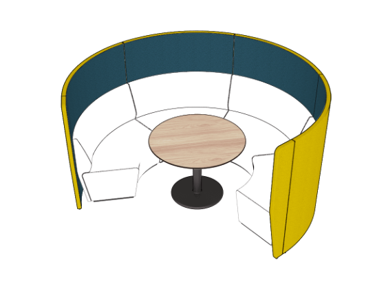Motion Arc 4 Walls 1400 - Meeting & Collaboration Spaces - pimp-my-office-au
