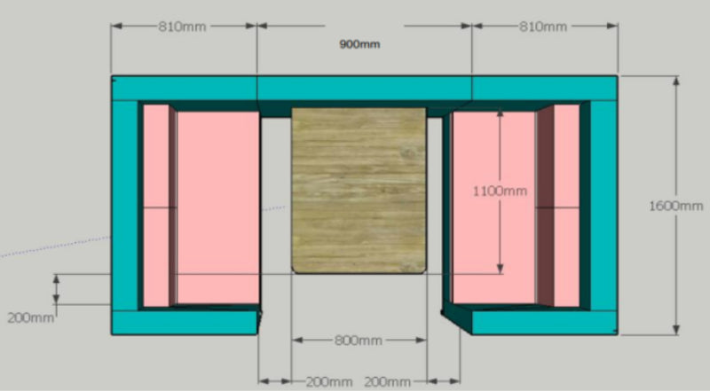 Acoustic Booth Elements 4 person