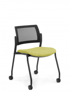 Altus Side Chair – Upholstered Seat & Mesh Back