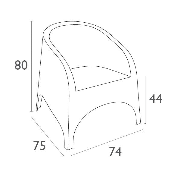 Aruba Armchair (stackable)