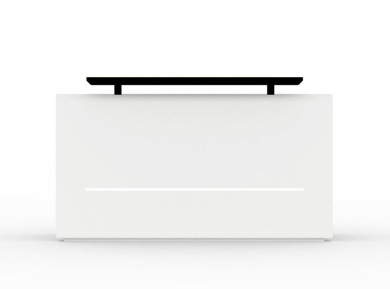 Charm Reception Counter - black-hob