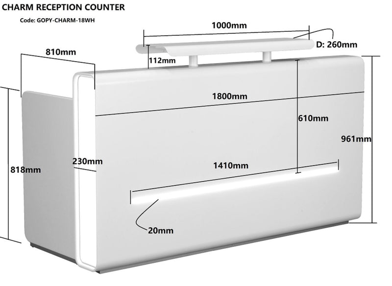 Charm Reception Counter