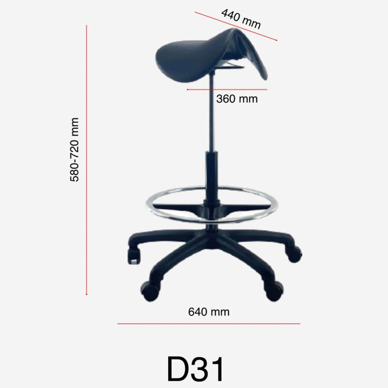 MUELLER-Saddle-AFRDI-Spinlock-Footring-Drafting-Office-Chair 
