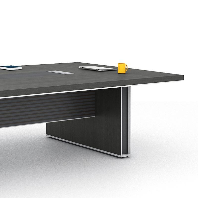 MATEES Boardroom Table 2.8M - Grey/Brown