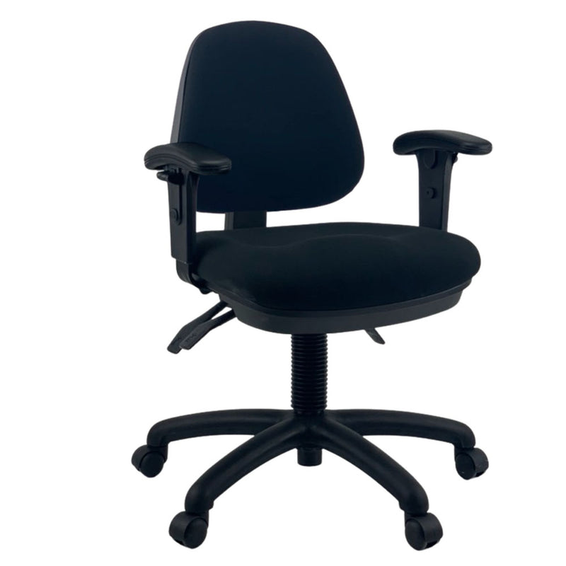 FRASER-Medium-Back-Adjustable-Arms-Ratchet-School-Office-Chair 
