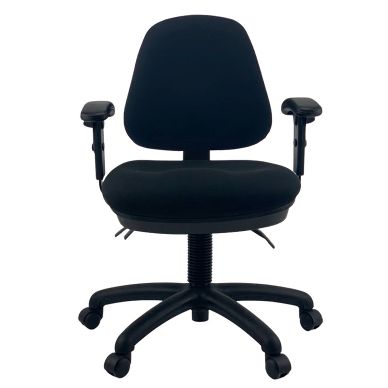 FRASER-Medium-Back-Adjustable-Arms-Ratchet-School-Office-Chair 
