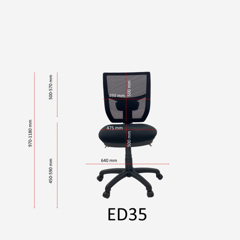EISTEIN-Medium-Back-Ratchet-Adjustable-School-Office-Chair 
