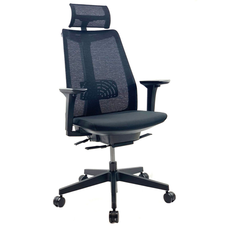 LUXIO-Mesh-Adjustable-Headrest-Executive-Office-Boardroom-Chair