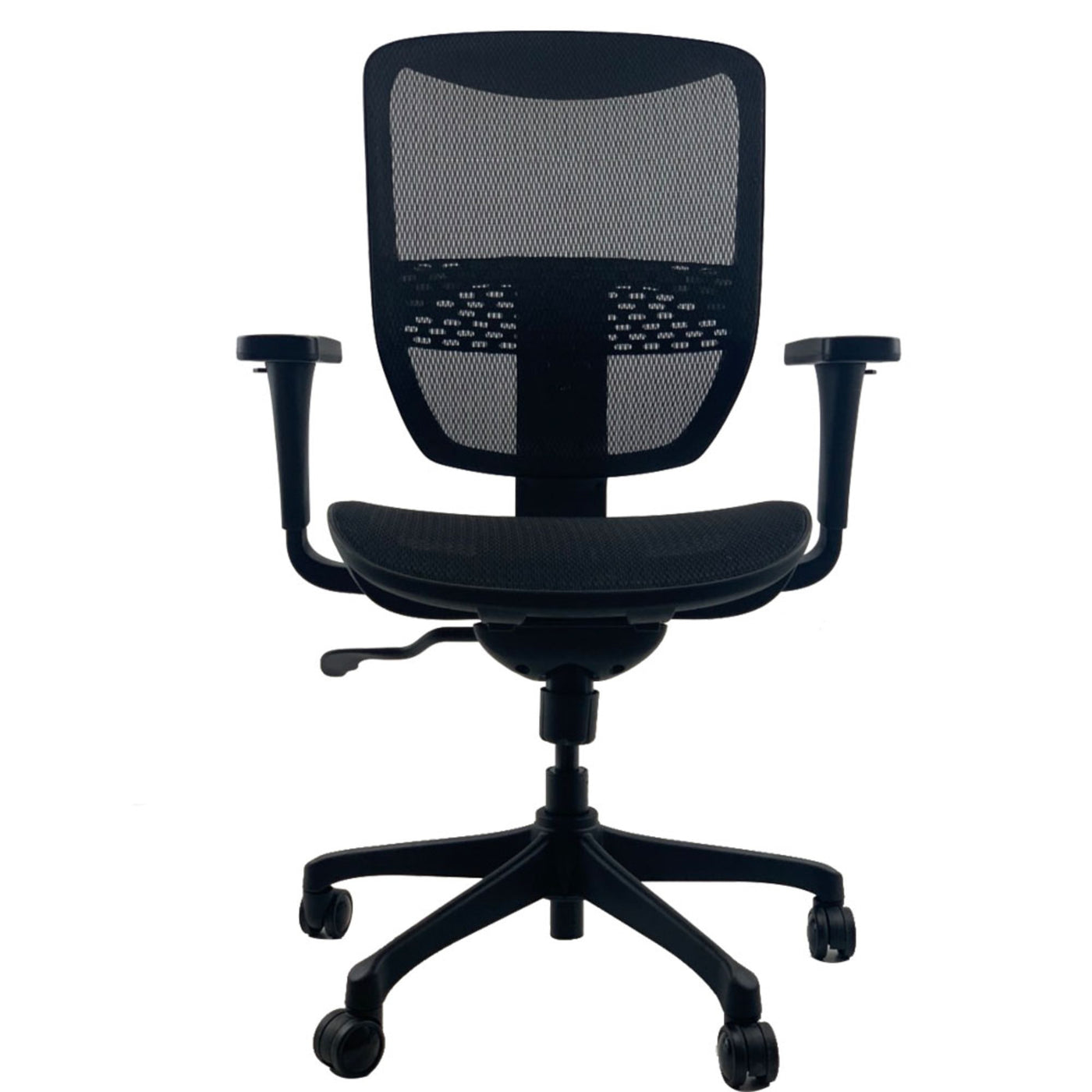 Gaming chair with adjustable arms clearance