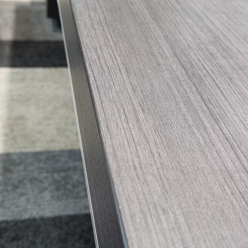 MATEES Boardroom Table 2.8M - Grey/Brown