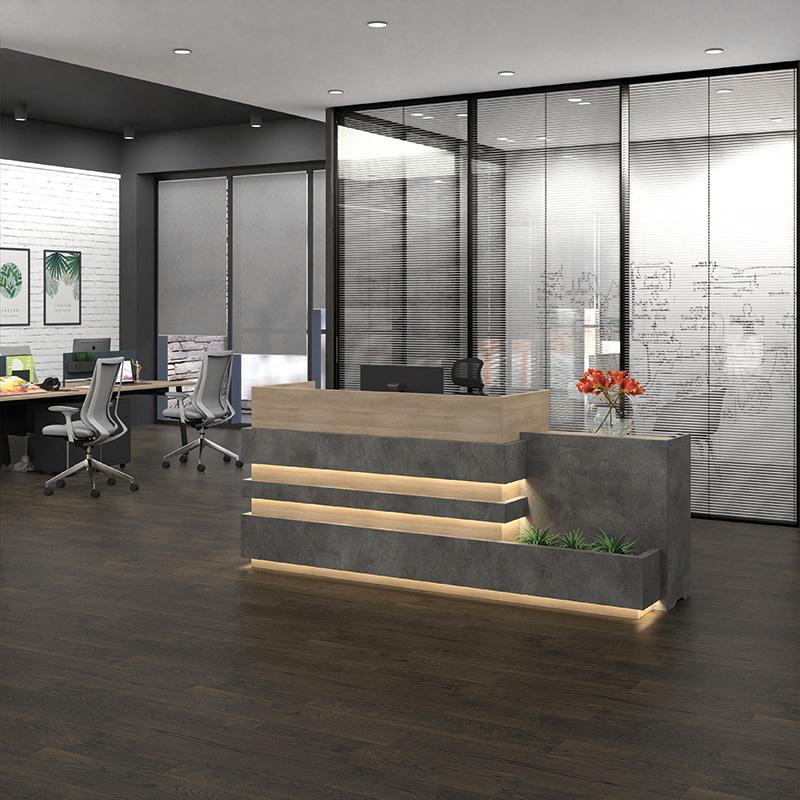 KERAN Reception Desk 2.44M