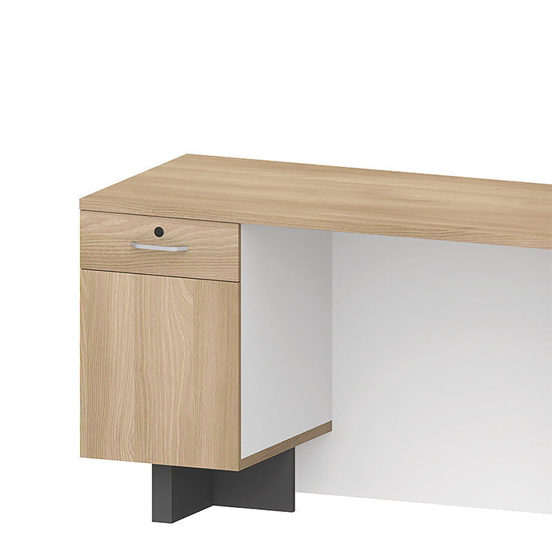 HELMER Reception Desk 2.4M Left Panel