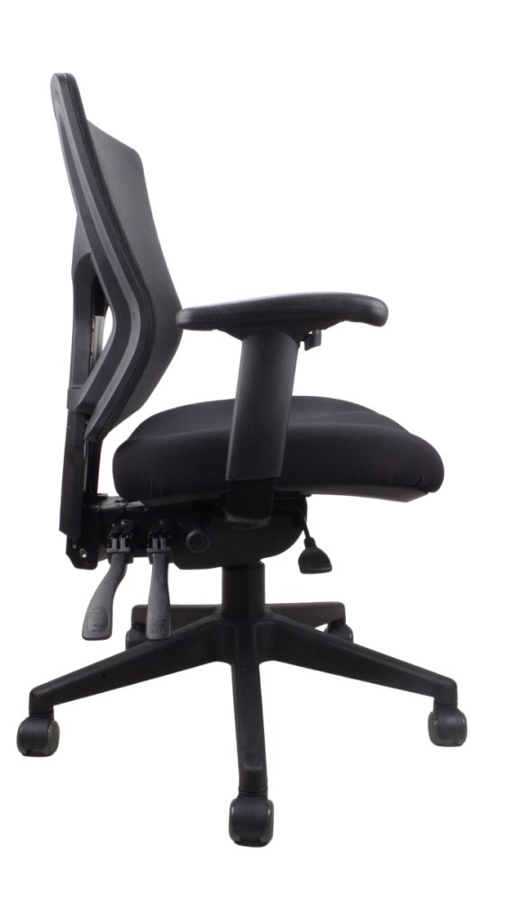 Milan Mesh Black Rapidline Chair