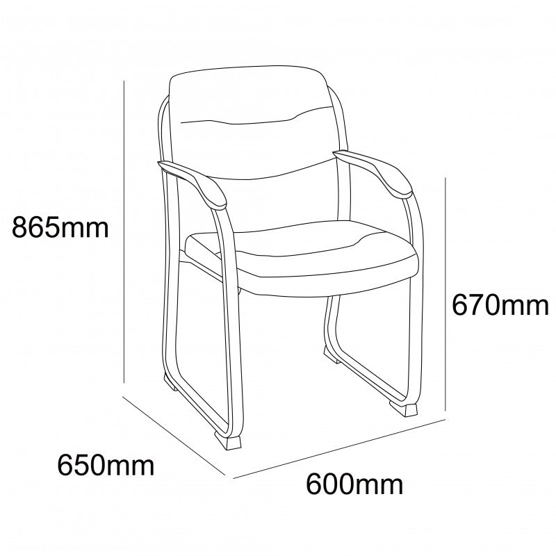 Morgan Leather Chair - Visitor/ Side Chairs - pimp-my-office-au
