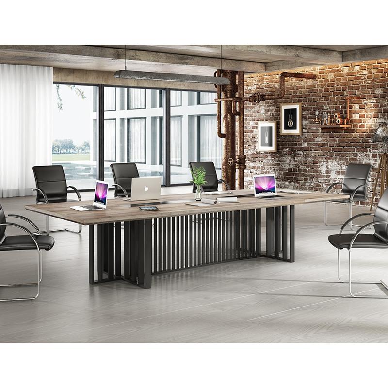 VIDAL Boardroom Table 3.6M - Mahogany