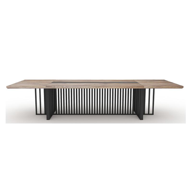 VIDAL Boardroom Table 3.6M - Mahogany