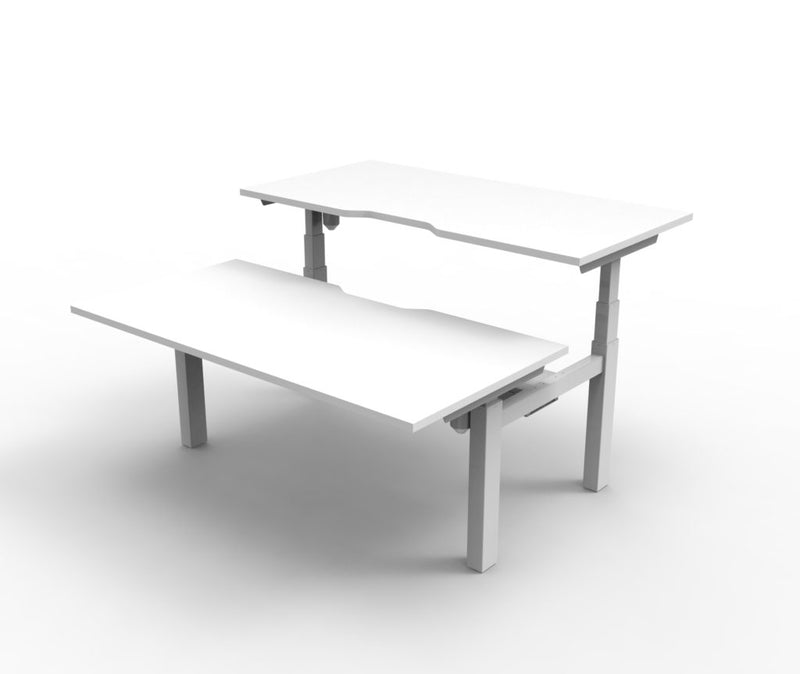 New Paramount Back to Back Electric Sit to Stand Workstation