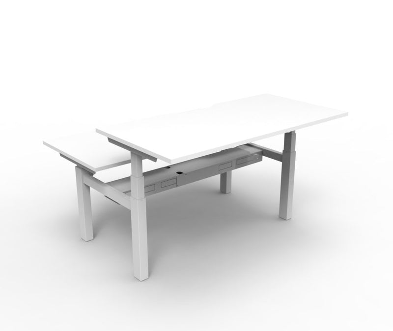 New Paramount Back to Back Electric Sit to Stand Workstation