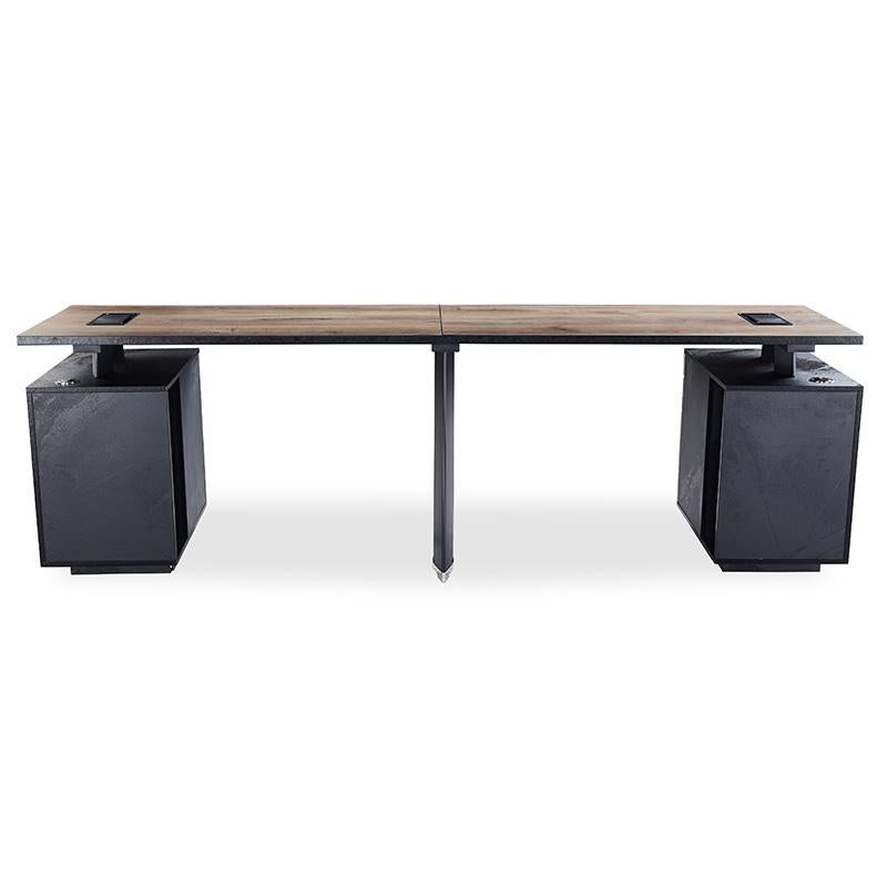 ARTO 2 Person Workstation with 2 Cabinets