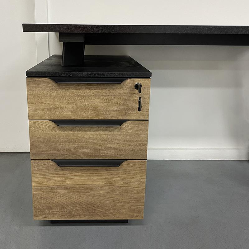 ARTO 2 Person Workstation with 2 Cabinets