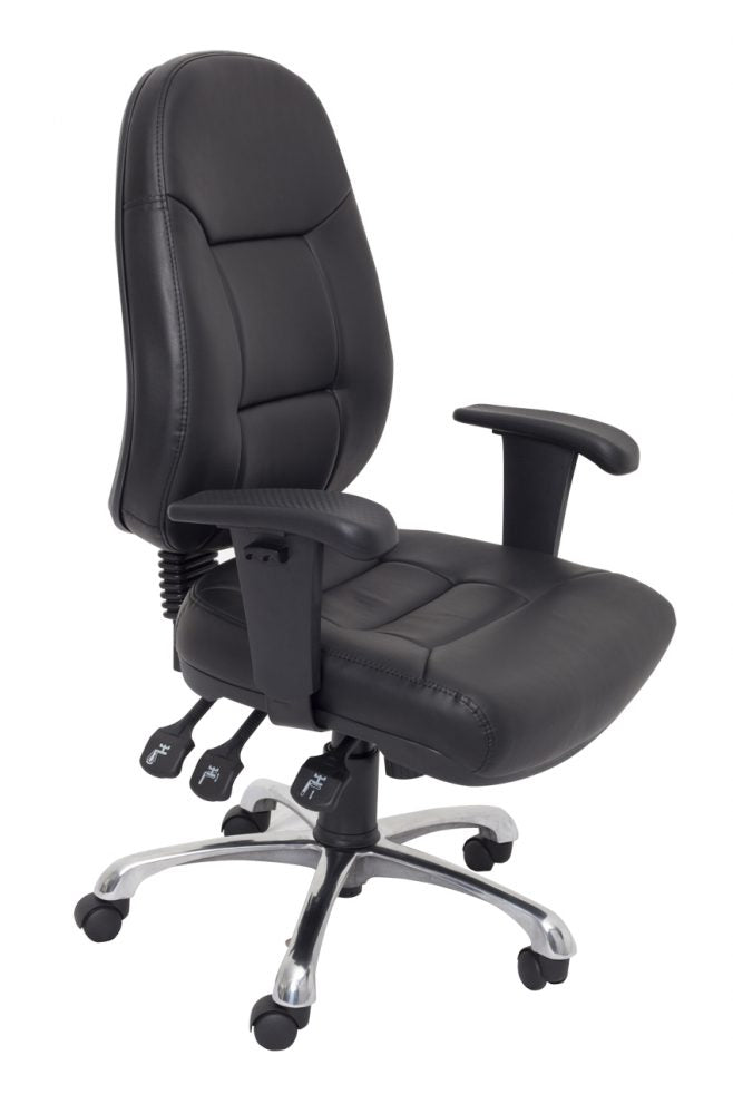 PU300 High Back Ergonomic Operator Chair - Task / Desk Chairs - pimp-my-office-au