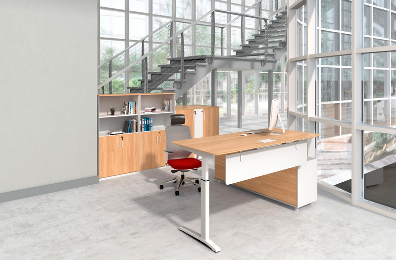 Potenza Height Adjustable Executive Desk