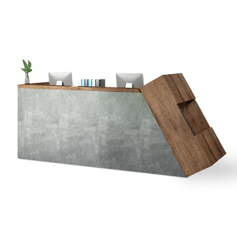 QUADE Reception Desk left panel