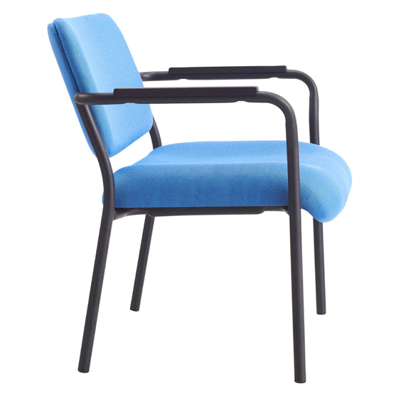 ROTARY-700 Multi Shift Seating 200kg waiting room chair black metal frame