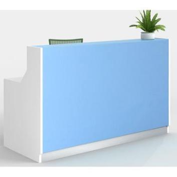 Roma Reception desk -  Blue glass - Reception Counters
