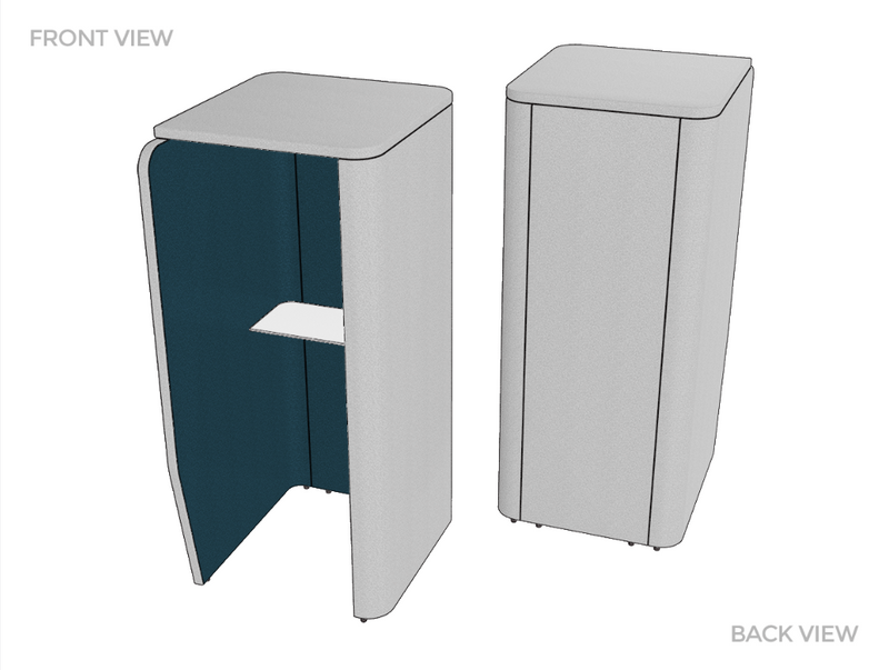 Motion Link Freestanding - Quiet Spaces - pimp-my-office-au