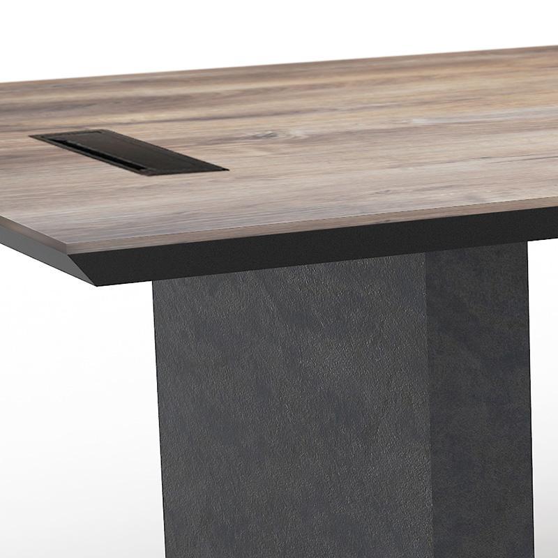 ZEA Boardroom Table 2.4M - Mahogany Colour