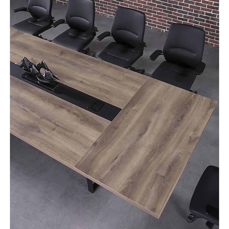 VIDAL Boardroom Table 3.6M - Mahogany