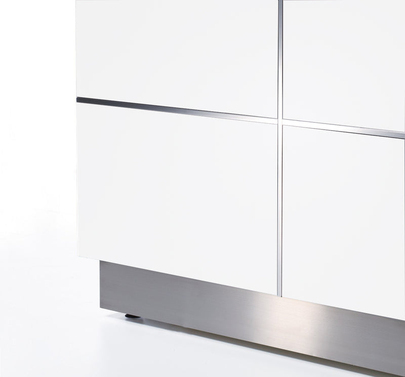 Hugo Plus Reception Desk Gloss White office Counter