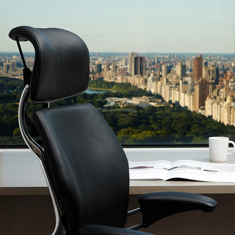 HUMANSCALE LIBERTY FREEDOM OFFICE CHAIR LEATHER