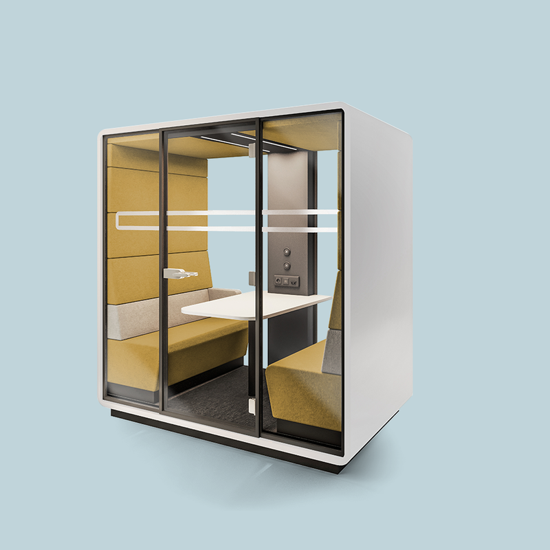 hush booth pods for quiet working 